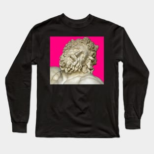 aesthetic statue sticker Long Sleeve T-Shirt